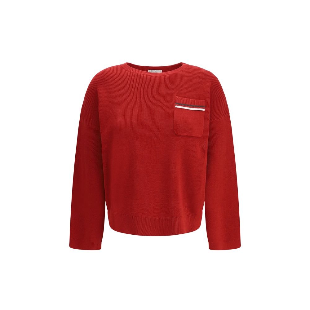 10497796.jpeg Brunello Cucinelli Multicolor Cotton Sweatshirt - Image 1