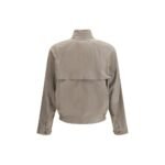 Brunello Cucinelli Bicolor Leather Jacket - Image 2