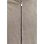 Brunello Cucinelli Bicolor Leather Jacket - Image 3