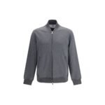 Brunello Cucinelli Gray Cotton Sweatshirt
