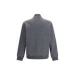 Brunello Cucinelli Gray Cotton Sweatshirt - Image 2