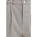 Brunello Cucinelli Brown Cotton Casual Pants - Image 3