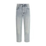 Brunello Cucinelli Blue Cotton Straight-Leg Jeans