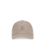 Brunello Cucinelli Beige Linen Cap (Baseball Hat)
