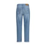 Brunello Cucinelli Blue Cotton Relaxed Fit Jeans - Image 2