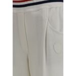 Brunello Cucinelli White Cotton Casual Pants - Image 3
