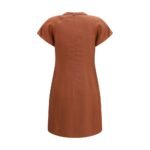Brunello Cucinelli Brown Viscose Casual Dress - Image 2