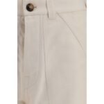 Brunello Cucinelli Beige Linen Casual Pants - Image 3
