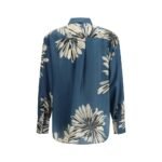 Brunello Cucinelli Multicolor Silk Pattern Shirt - Image 2