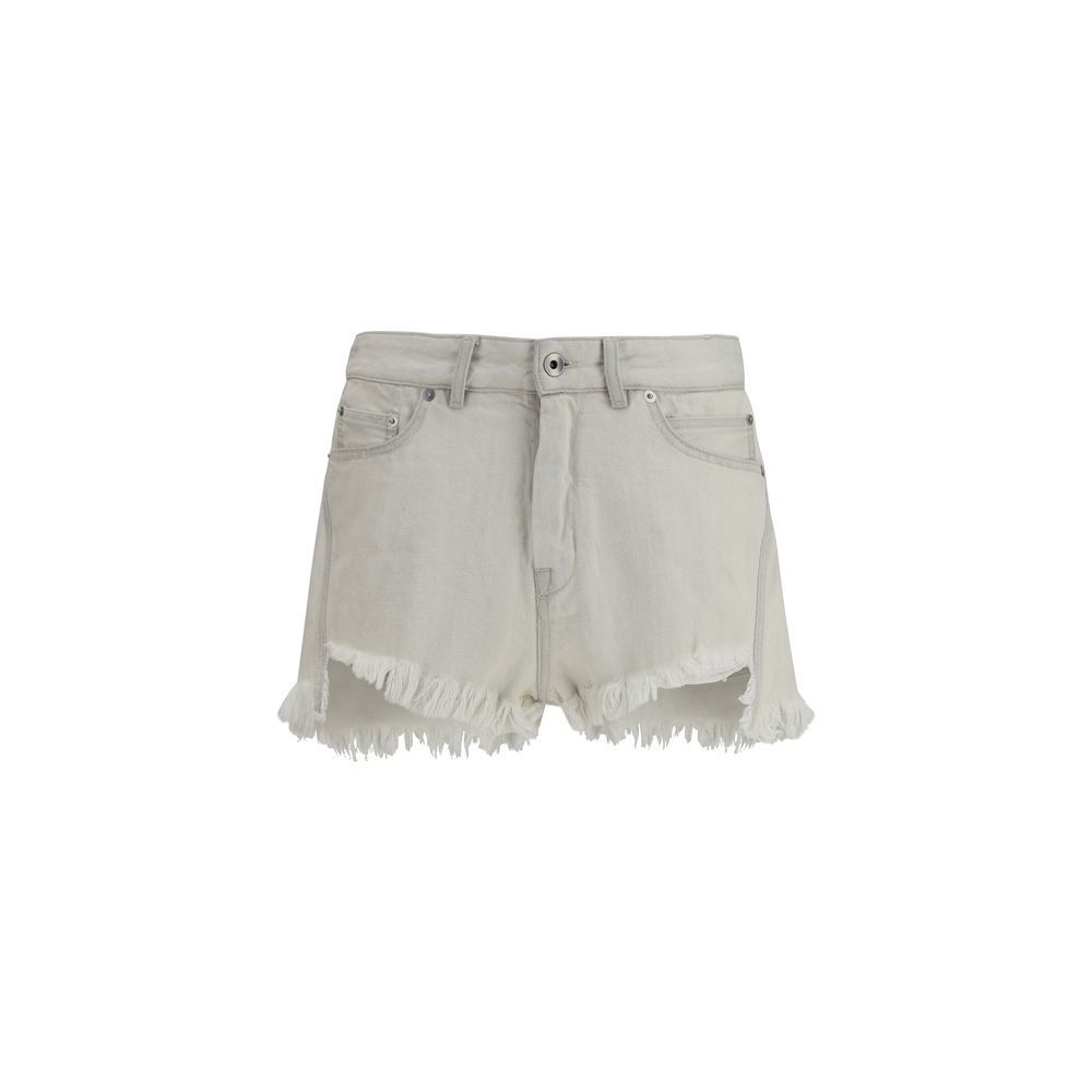 10498769.jpeg Rick Owens Beige Cotton Bermuda Shorts - Image 1