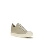 Rick Owens Beige Calf Leather Bos Taurus Low Top Sneakers - Image 2