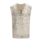 Rick Owens Beige Viscose Pattern Shirt