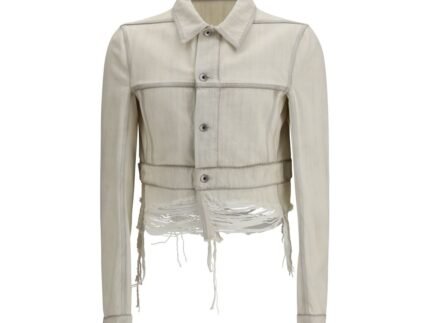 Jachetă Rick Owens Albă din Denim