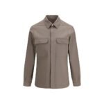 Rick Owens Brown Denim Shirt
