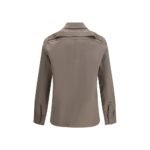 Rick Owens Brown Denim Shirt - Image 2