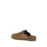 Prada Beige Calf Leather Bos Taurus Mules - Image 3