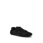Prada Black Calf Leather Bos Taurus Athletic Sneakers - Image 2