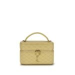 Saint Laurent Bicolor Calf Leather Bos Taurus Handbag