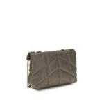 Saint Laurent Gray Lamb Ovis Aries Aries Shoulder Bag - Image 3