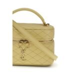 Saint Laurent Bicolor Calf Leather Bos Taurus Handbag - Image 4
