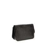 Saint Laurent Black Calf Leather Bos Taurus Shoulder Bag - Image 3