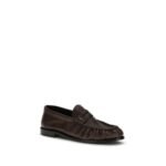 Mocasini Saint Laurent Maro din Piele - imagine 2