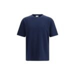 Saint Laurent Blue Cotton T-Shirt