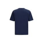 Saint Laurent Blue Cotton T-Shirt - Image 2