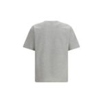 Saint Laurent Gray Cotton T-Shirt - Image 2