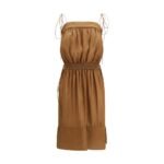Saint Laurent Beige Polyester Casual Dress