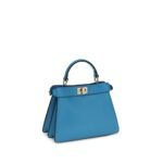 Fendi Blue Calf Leather Bos Taurus Handbag - Image 2