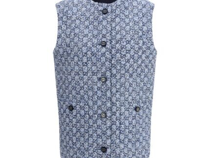 Jachetă Gucci Albastră din Bumbac