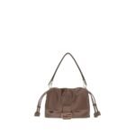 Fendi Brown Calf Leather Bos Taurus Shoulder Bag