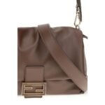 Fendi Brown Calf Leather Bos Taurus Shoulder Bag - Image 4