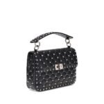 Valentino Garavani Black Lamb Ovis Aries Aries Shoulder Bag - Image 2