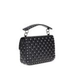 Valentino Garavani Black Lamb Ovis Aries Aries Shoulder Bag - Image 3