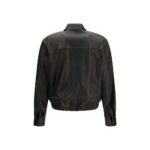 Saint Laurent Black Leather Jacket - Image 2