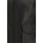 Saint Laurent Black Leather Jacket - Image 3