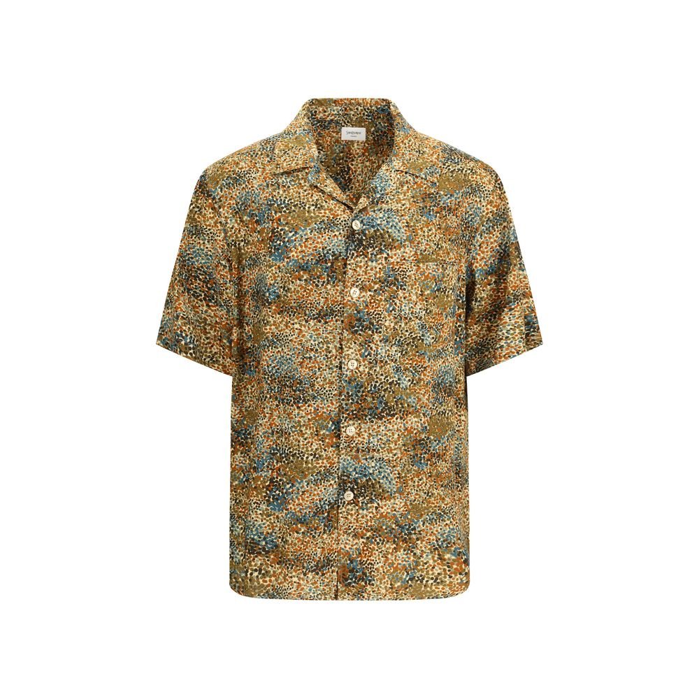 10499707.jpeg Saint Laurent Multicolor Viscose Pattern Shirt - Image 1