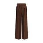 Brunello Cucinelli Brown Viscose Casual Pants