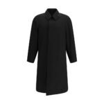 Palton Prada Neagră din Bumbac