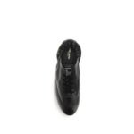 Saint Laurent Black Calf Leather Bos Taurus Athletic Sneakers - Image 4