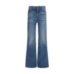 Chloé Blue Cotton Flared Jeans