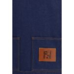 Fendi Blue Cotton Denim Jacket - Image 3