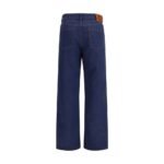 Fendi Blue Cotton Straight-Leg Jeans - Image 2