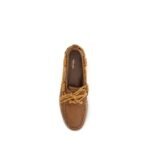 Golden Goose Brown Calf Leather Bos Taurus Slip-On Loafers - Image 4