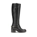 Chloé Black Calf Leather Bos Taurus Lace-Up Boots