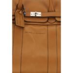 Geantă Brunello Cucinelli leather Travel Maro din Piele - imagine 4