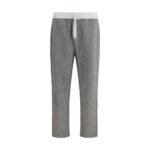 Brunello Cucinelli Gray Cotton Joggers (Workout Pants)