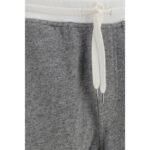 Brunello Cucinelli Gray Cotton Joggers (Workout Pants) - Image 3